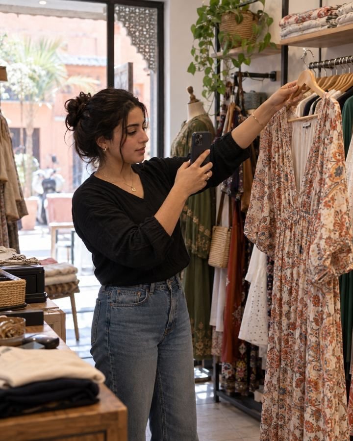 Boutiques et mode : un professionnel marocain qui crée du contenu pour Instagram