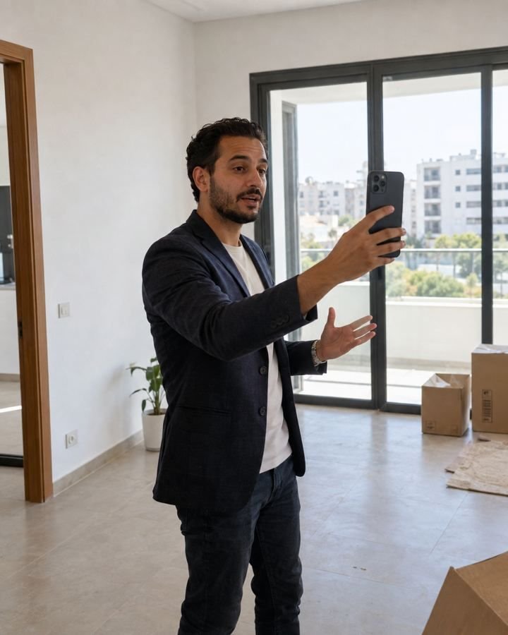 Immobilier : un professionnel marocain qui crée du contenu pour Instagram