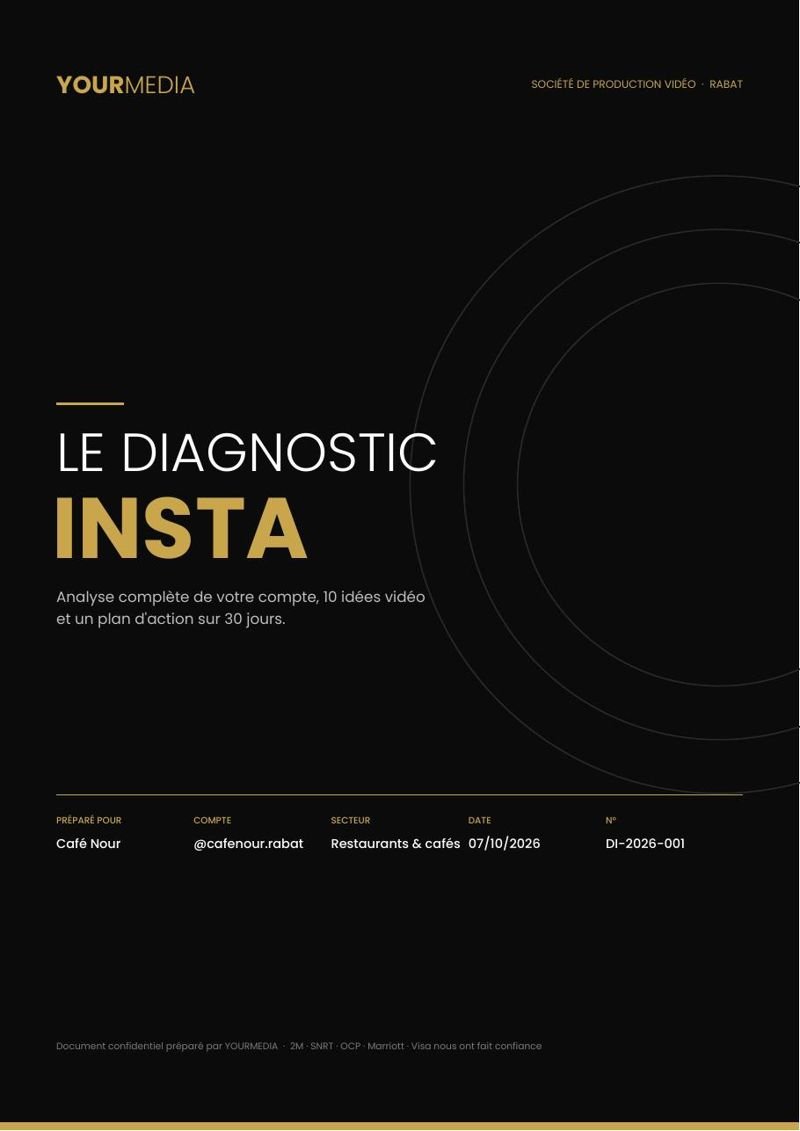Couverture d'un Diagnostic Insta